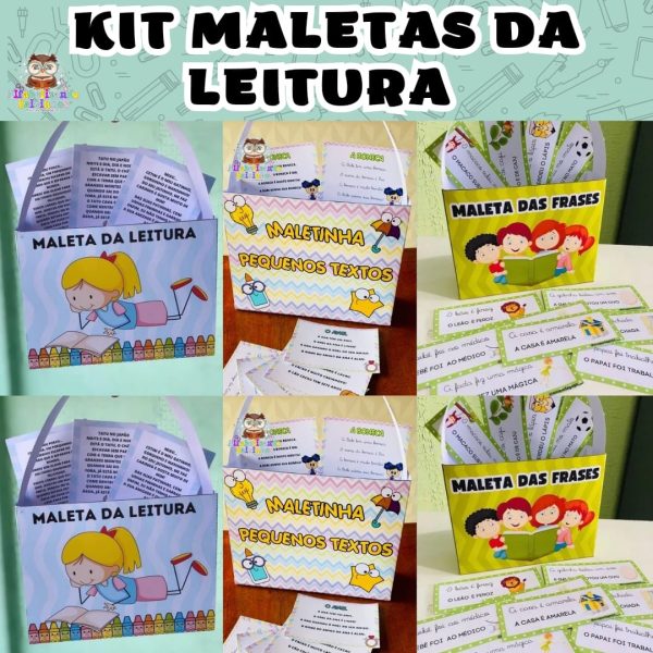 KIT MALETAS DA LEITURA