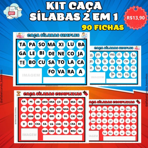 Kit Caça Sílabas