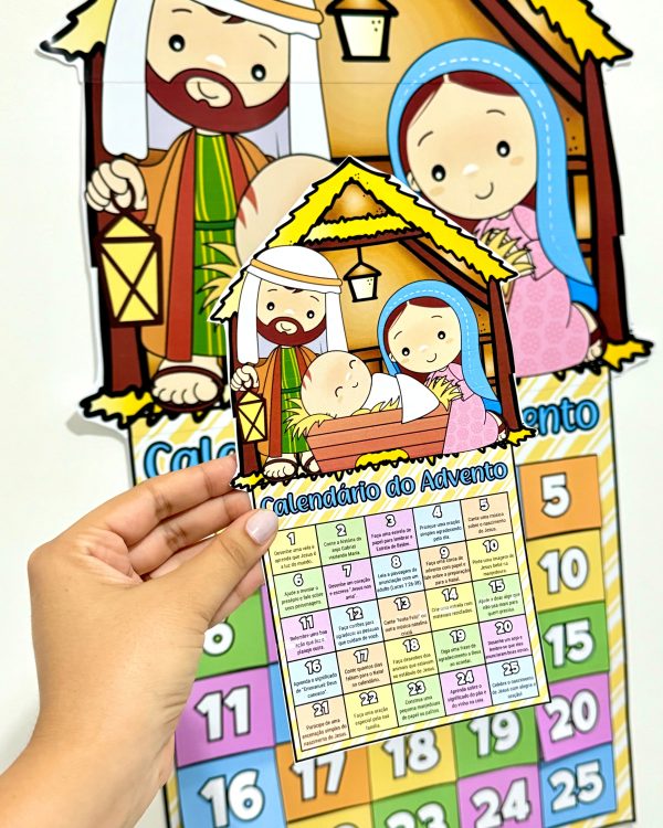 Calendário do Advento Presépio