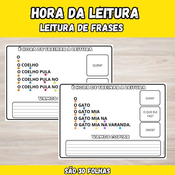 Hora da Leitura - Leitura de Frases - Image 3