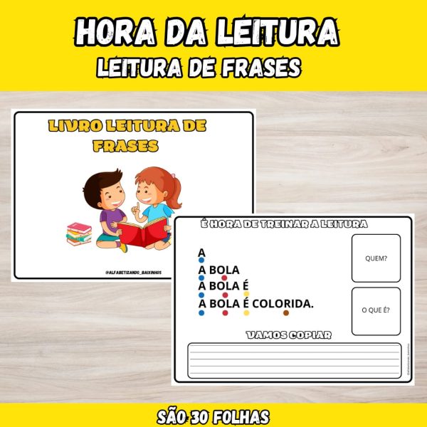 Hora da Leitura - Leitura de Frases