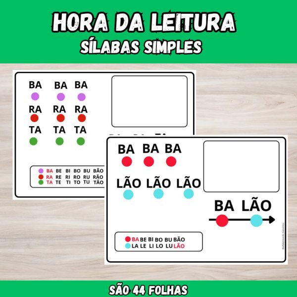 Hora da Leitura - Sílabas Simples - Image 2