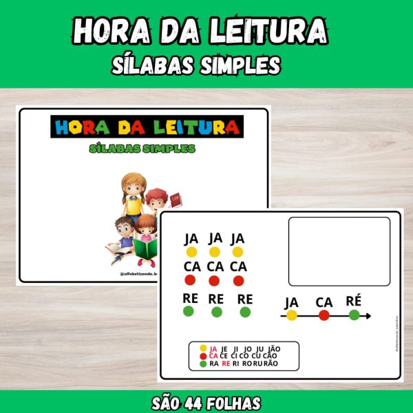 Hora da Leitura - Sílabas Simples