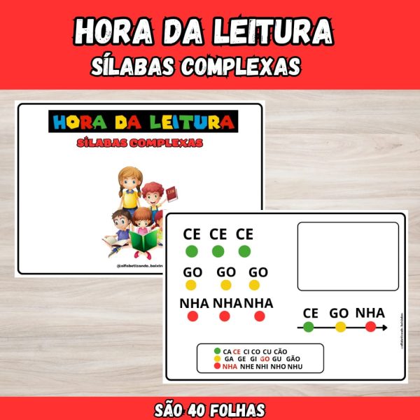 Hora da Leitura - Sílabas Complexas