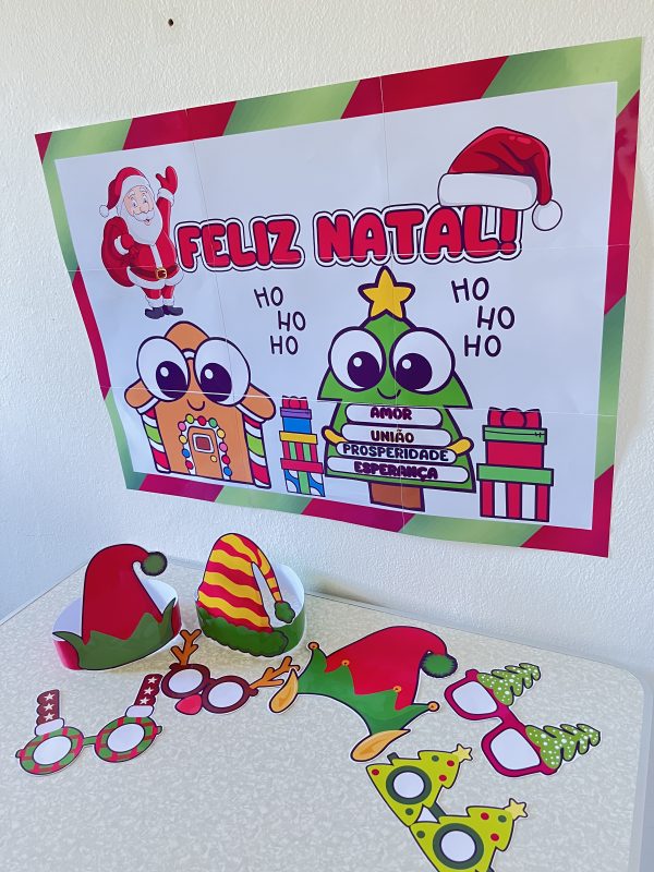 Painel de Natal + Óculos e Gorros - Image 2