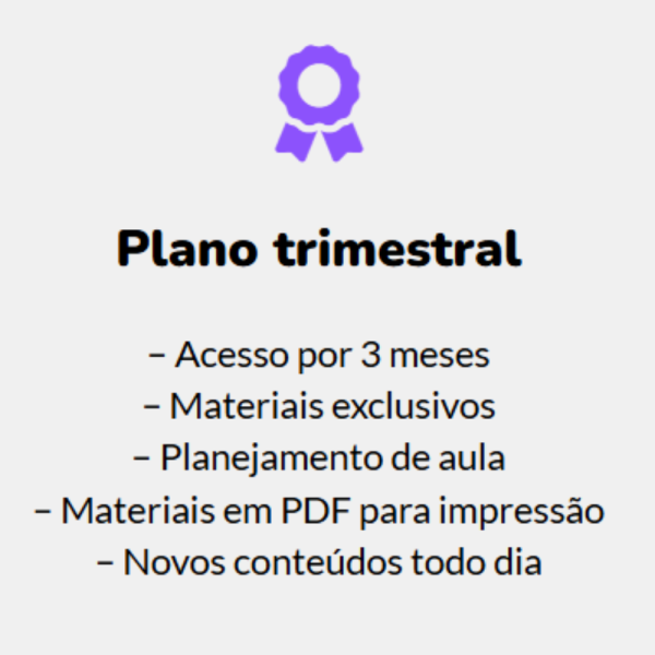 Plano Trimestral
