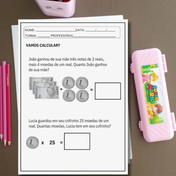 Apostila Aprendendo Matemática - Imagem 2