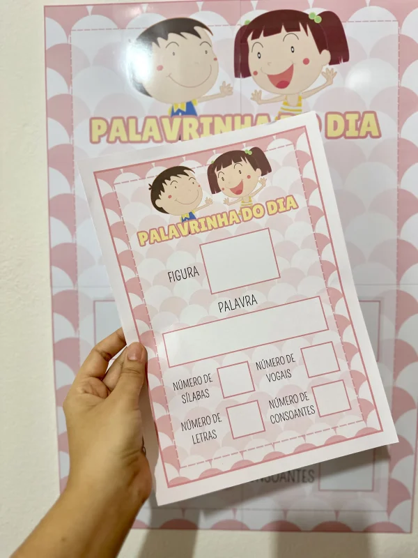 Cartaz Palavrinha do Dia - Imagem 6