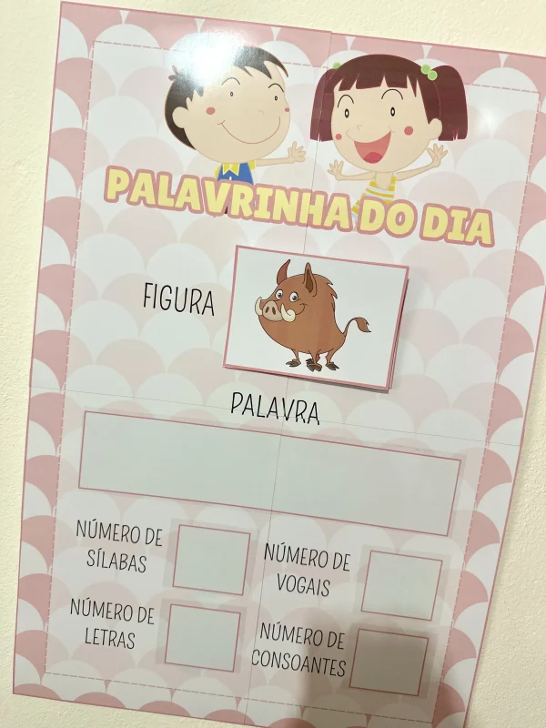Cartaz Palavrinha do Dia - Imagem 4