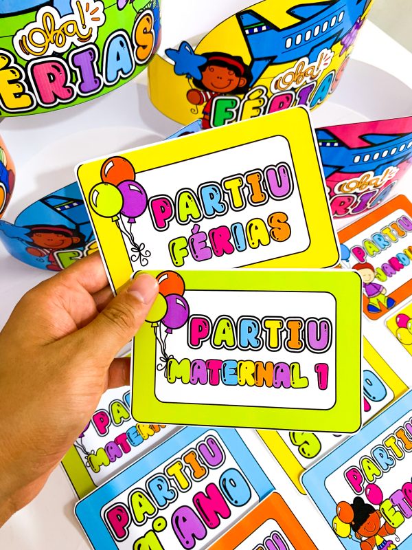 Coroas e Plaquinhas Férias - Imagem 2