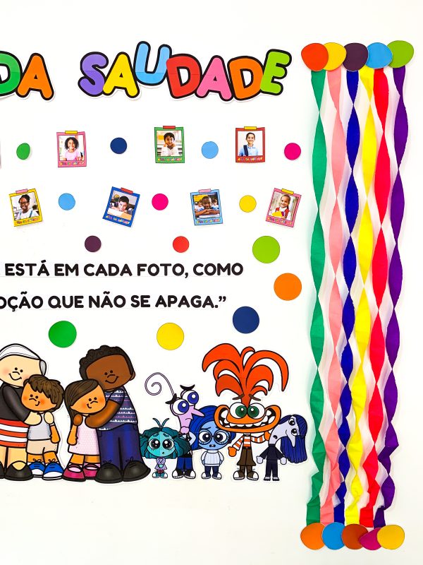 Painel Aula da Saudade - Tema Divertidamente - Imagem 3
