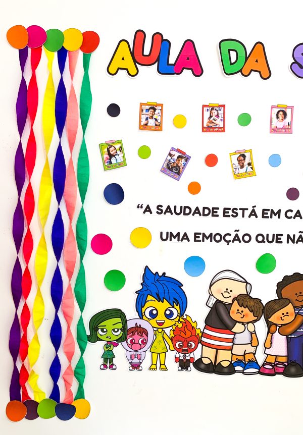 Painel Aula da Saudade - Tema Divertidamente - Imagem 4