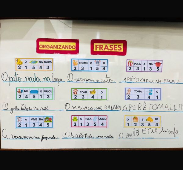 Organizando Frases: Alfabetização Lúdica