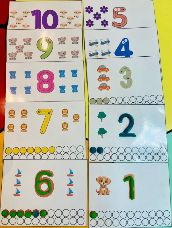 Fichas Numéricas de 1 a 10