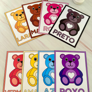 Cards cores - ursinhos