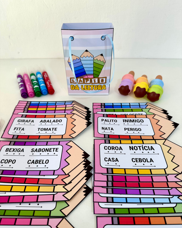 Lápis da Leitura - Sílabas simples