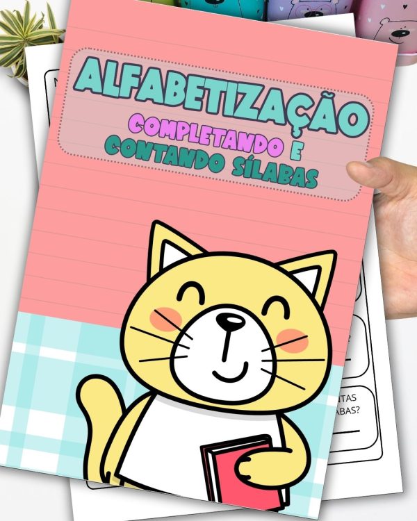 Alfabetização: Completando e contando sílabas