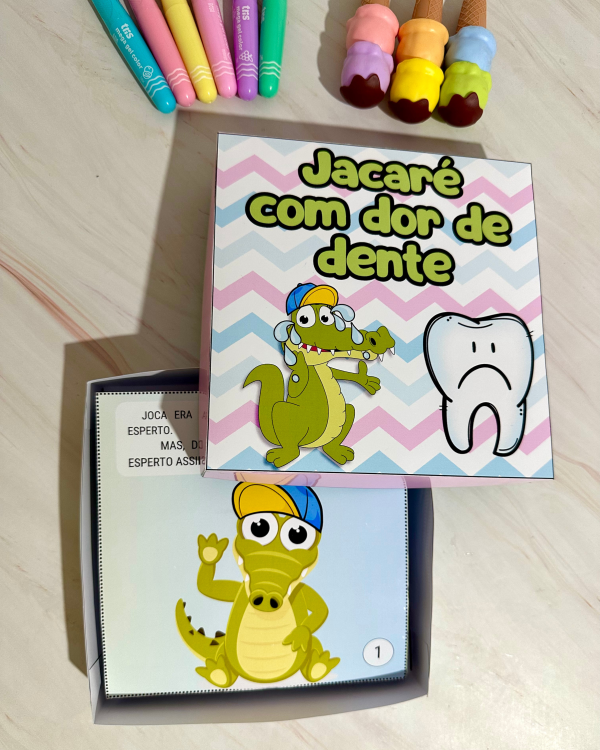 História - Jacaré com dor de dente