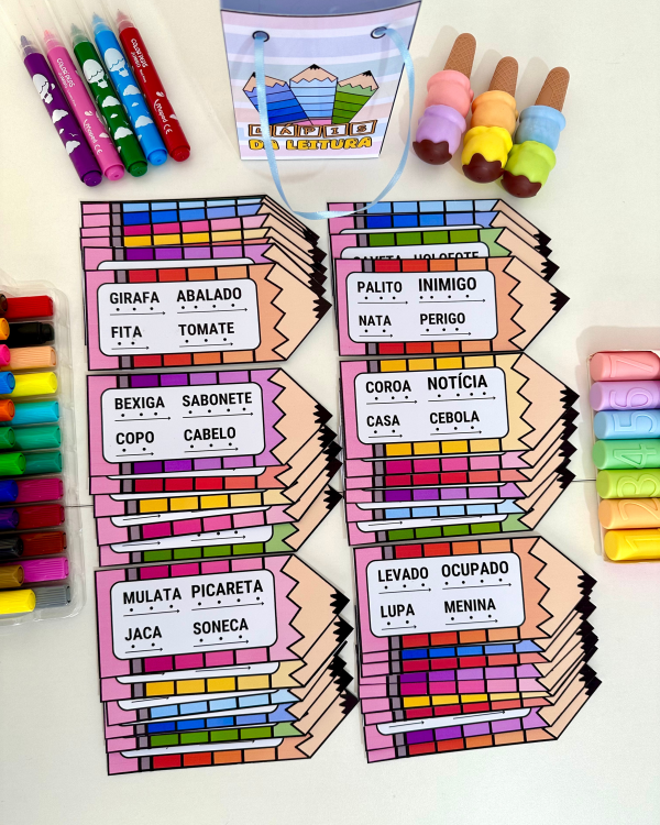 Lápis da Leitura - Sílabas simples - Imagem 2