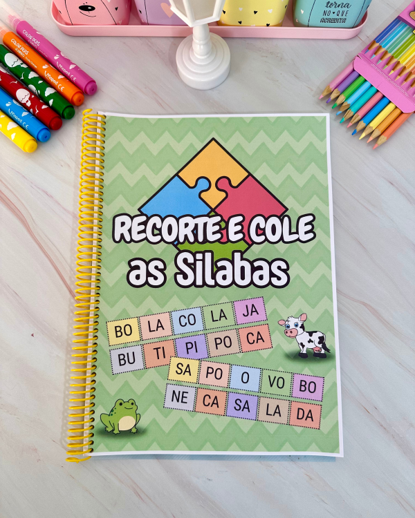 Recorte e cole as sílabas