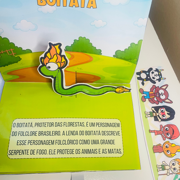 Livro 3D - Personagens do Folclore - Imagem 3
