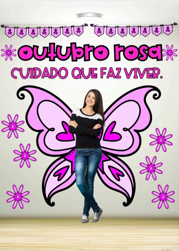 Painel Outubro Rosa - Imagem 3