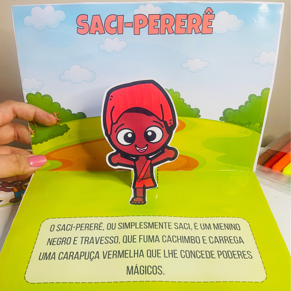 Livro 3D - Personagens do Folclore - Imagem 2
