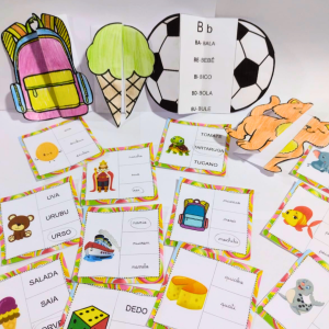 Fichas Silábicas Interativas + Cards: qual é a Palavra