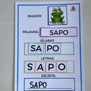 Fichas de Formação e Leitura de Palavras Simples