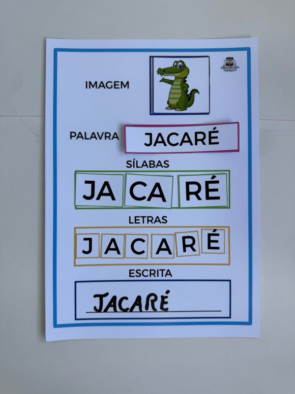 Fichas de Formação e Leitura de Palavras Simples - Imagem 3
