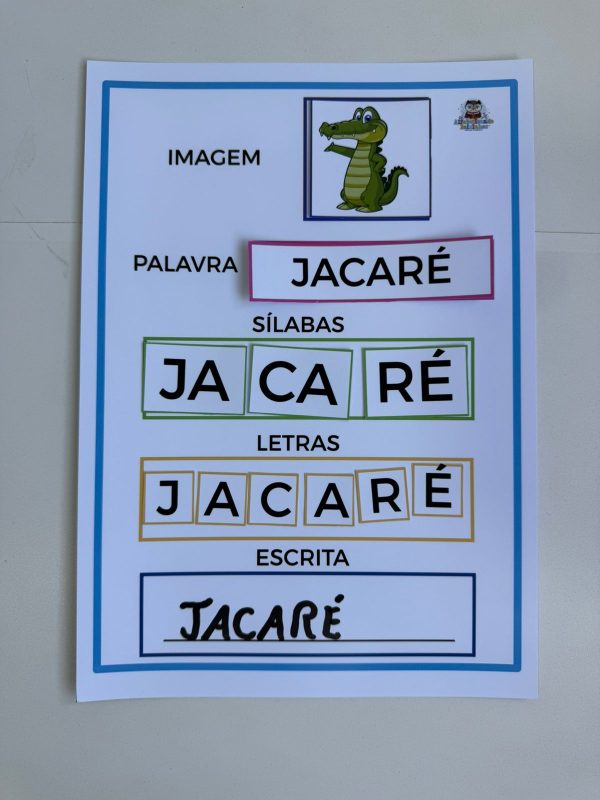 Fichas de Formação e Leitura de Palavras Simples - Imagem 4