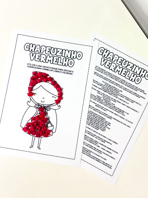 Kit Conto Chapeuzinho Vermelho - Imagem 4