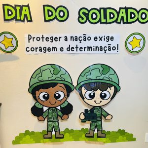 Painel 3D - Dia do Soldado