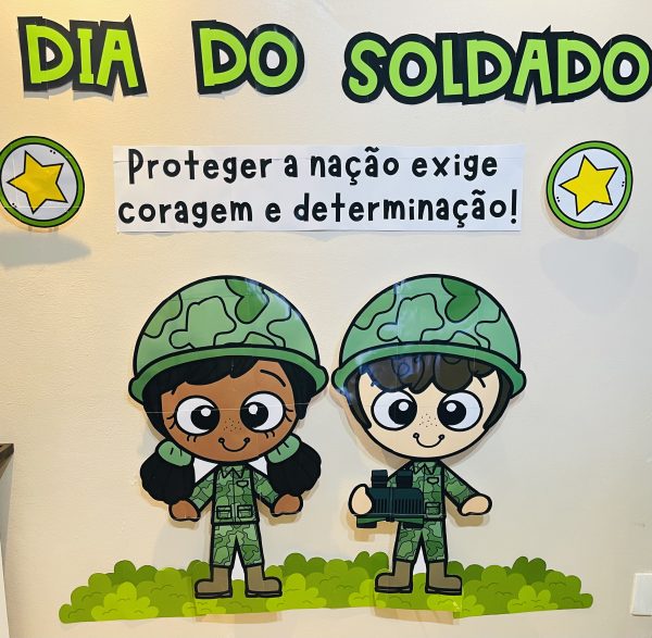 Painel 3D - Dia do Soldado