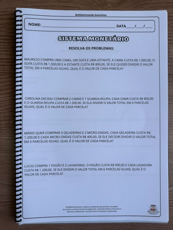 Apostila Sistema Monetário - 5º ano E.F - Imagem 6