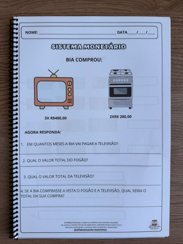 Apostila Sistema Monetário - 4º ano E.F - Imagem 4