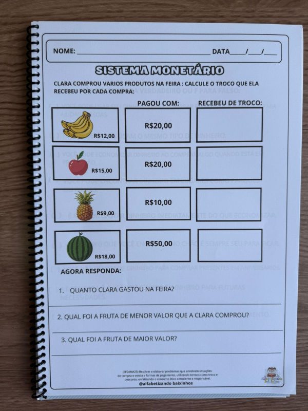 Apostila Sistema Monetário - 4º ano E.F - Imagem 2