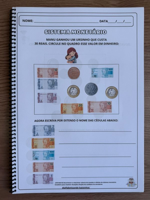 Apostila Sistema Monetário - 1º ano E.F - Imagem 5