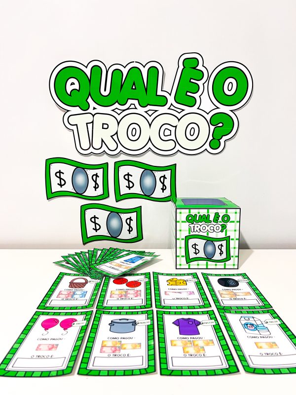 Qual é o troco?