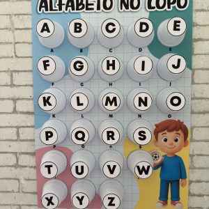Alfabeto no copo