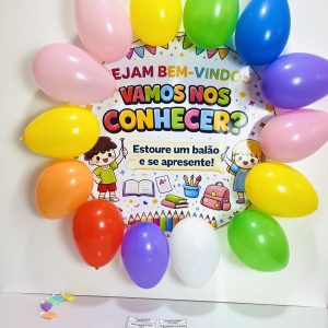 Dinâmica Volta às Aulas - Balões Interativos