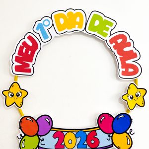 Bambolê para fotos - Primeiro Dia de Aula