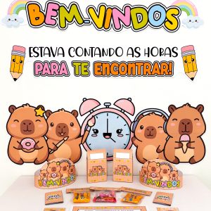 Volta às Aulas - Capivara Cute