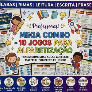MEGA COMBO - 10 JOGOS PARA ALFABATIZACAO
