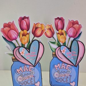 Pote de Flores - Dia da Mães