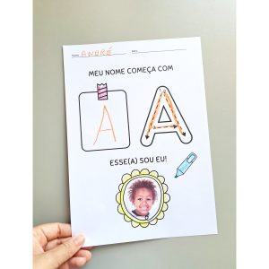 Minha Letra - Aprendendo com o nome