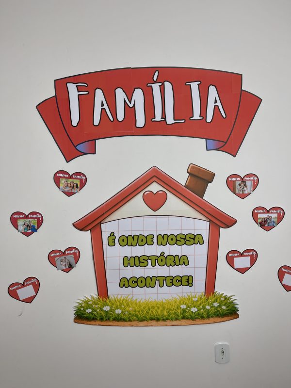 Painel dia da Família – Alfabetizando Baixinhos