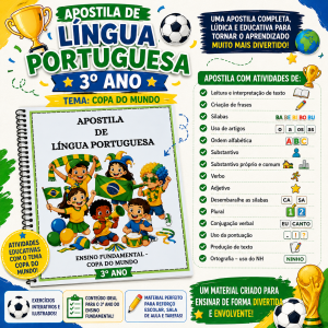 Atividades de Língua Portuguesa 3º ano - Copa 2026
