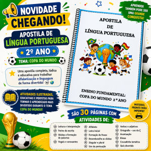 Atividades de Língua Portuguesa 2º ano - Copa 2026