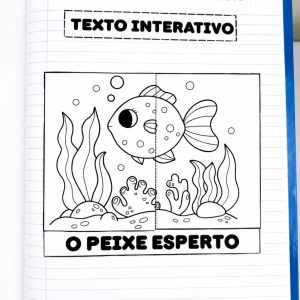 Textos Interativos para colorir